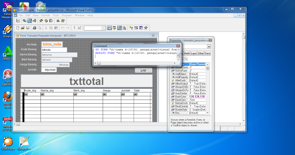 visual foxpro version 9 runtime library
